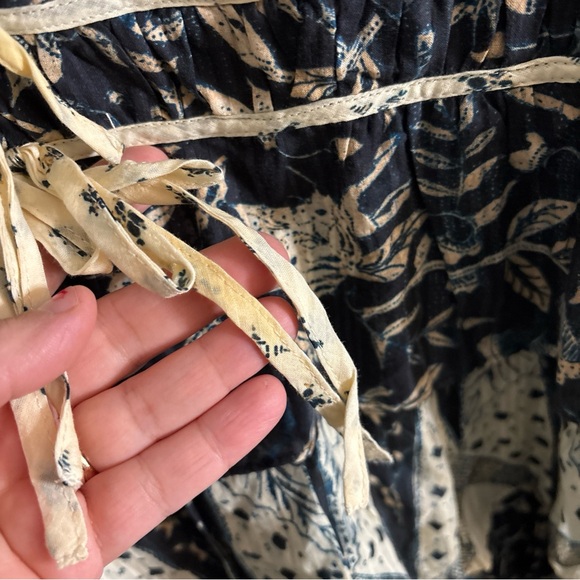 Women’s Ulla Johnson Nina Dress in Rainforest Sz 12 Tiered Floral Boho Whimsical - Picture 7 of 15